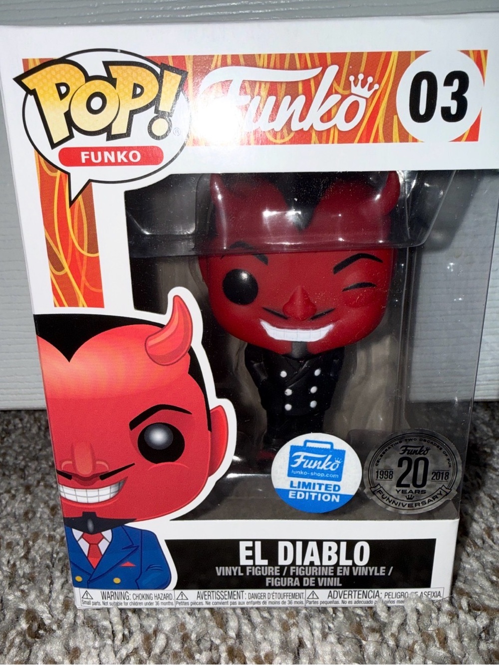 Funko El Diablo Vinyl Figure - Red & Black